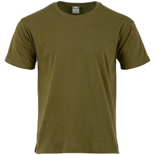 T-SHIRT Olive - Vert - L