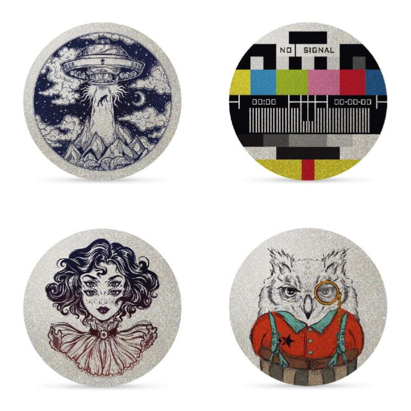 FLASH RETRO 4 Autocollants réfléchissants, indéchirables et repositionnables