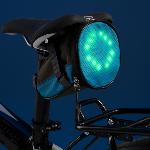 Sacoche vélo avec clignotants LED