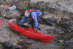 TEQUILA GTX SOLO Kayak sit-on-top modulable - Rouge